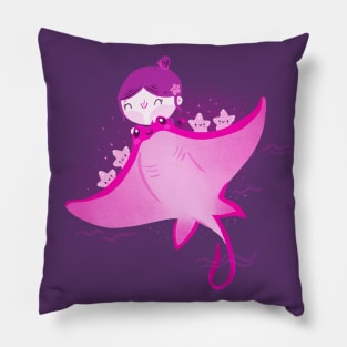 Manta ray Pillow