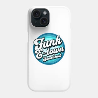 FUNK E-TOWN SOUNDCAST  - Staged Gradient Logo (Blue) Phone Case