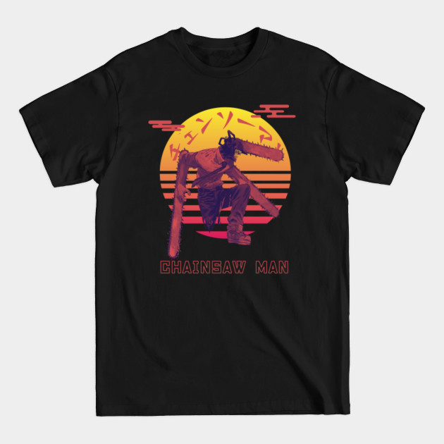 Discover Chainsaw Sunset - Chainsaw - T-Shirt