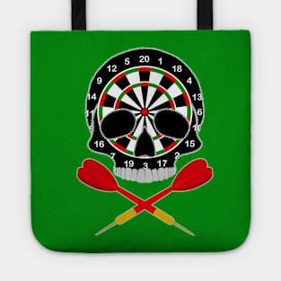 Skull with Darts Tote