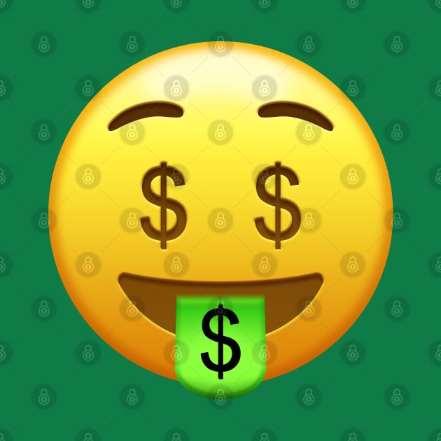 Money Mouth Face Emoji by williamcuccio