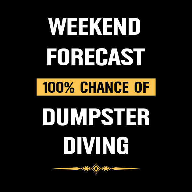 Weekend Forecast Dumpster diving by Happy Life