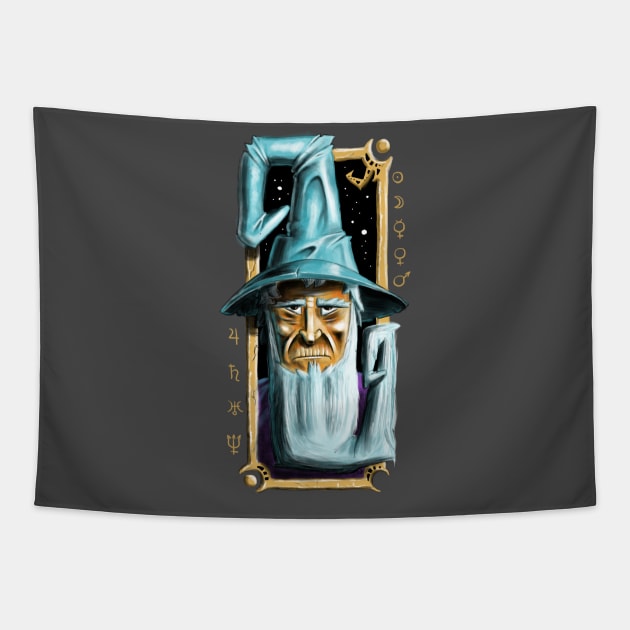 Wizard 2 Tapestry by OsFrontis