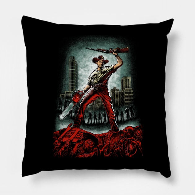 Army Of Walkers Pillow by mashuptees