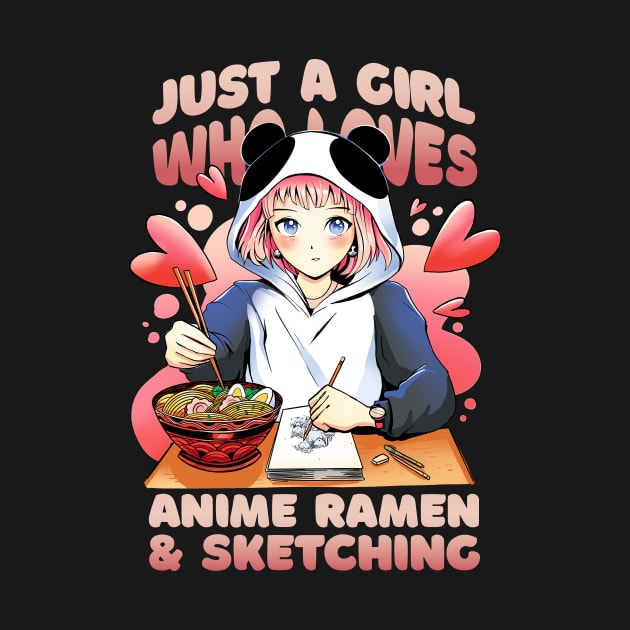 Just A Girl Who Loves Anime Ramen & Sketching by elaissiiliass