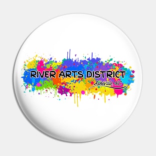 River Arts District - Asheville, NC - WhiteBG 17 Pin