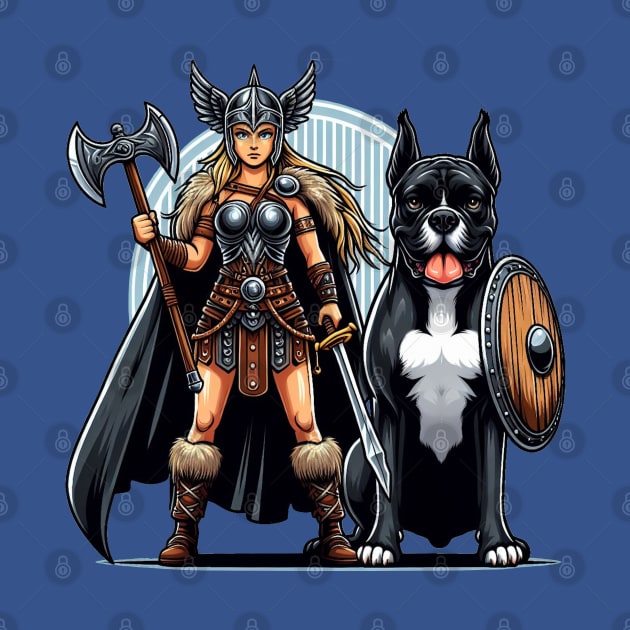 A Valkyrie & Her Dog V2 by LarsonBrosSupplyCo