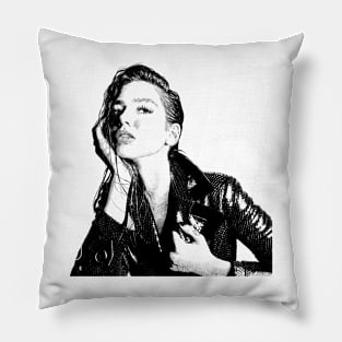 dualipa supreme art' Throw Pillow Cover 18” x 18”