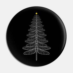 Funny Dragonfly Christmas Tree Pin