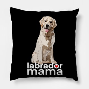 Golden Retriever Mama Pillow