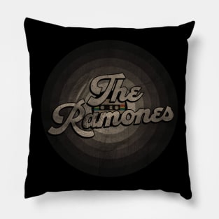 The Music Ramones First Name Retro Tape Pattern Vintage Styles Pillow