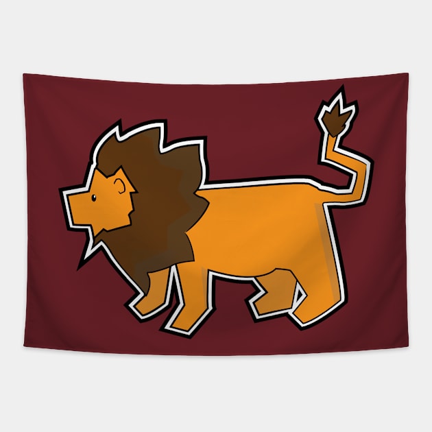 A Little Roar Tapestry by EdwardLarson