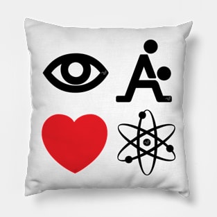 I Fking Love Science by Tai's Tees Pillow