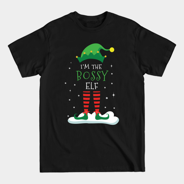 Discover bossy elf family matching christmas - Bossy Elf Family Matching - T-Shirt