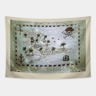 Treasure map Tapestry