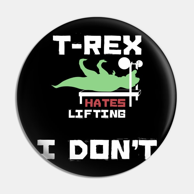 T-Rex Hates Lifting I don't Pin by KritwanBlue