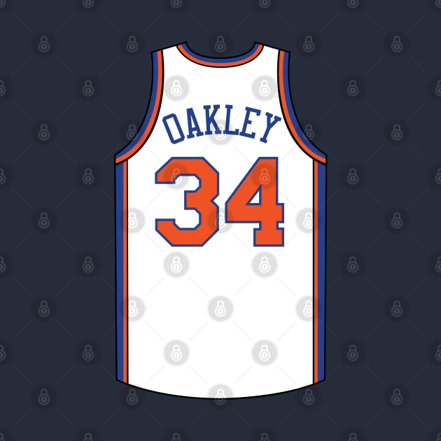 Charles Oakley New York Jersey Qiangy by qiangdade