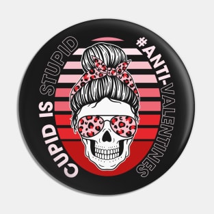 Anti-Valentine mood Pin