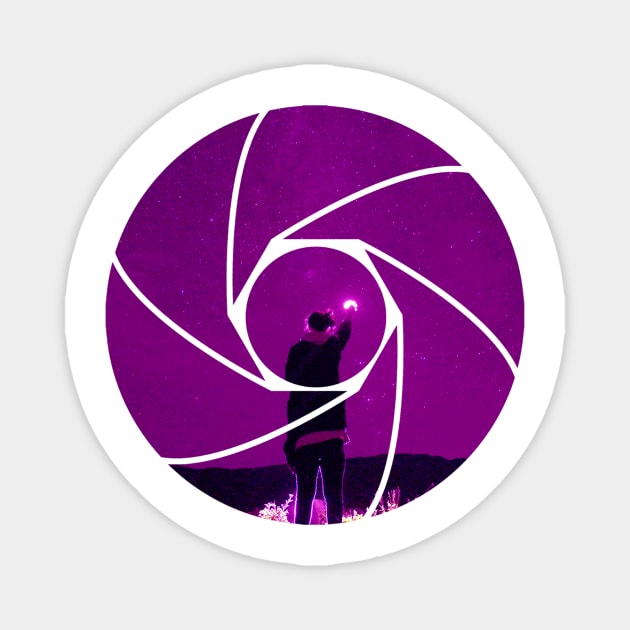 Photophile Purple Night Sky Magnet by Photophile