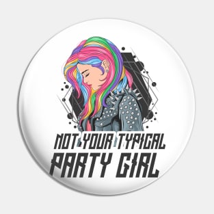 Party Girl Pin