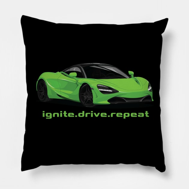 mcLaren 720S Pillow by Garage Buds