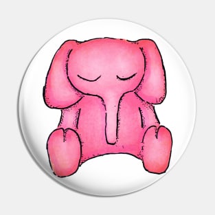 Sleepy elephant Pin