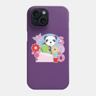 Sooty Soo Watering Flowers Phone Case