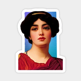 Greek Poet Sappho illustration Magnet