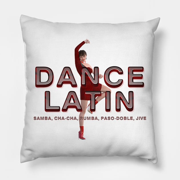 Dance Latin Pillow by teepossible