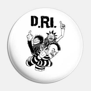 Punk Rock Man Of D.R.I Pin