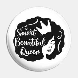 Smart Beautiful Black Queen Pin