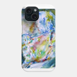 HERMANN HESSE - watercolor portrait .4 Phone Case