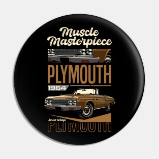 1964 Plymouth Sport Fury Car Pin