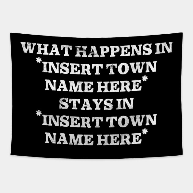 What Happens In "Insert Town Name Here" Tapestry by DankFutura