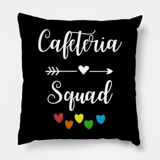 School Cafeteria Squad Pillow