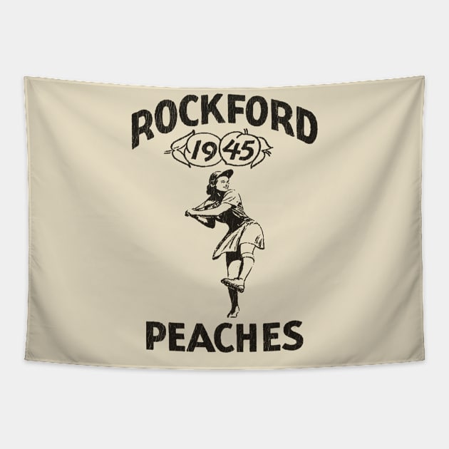 Rockford Peaches Retro Tapestry by LEMESGAKPROVE
