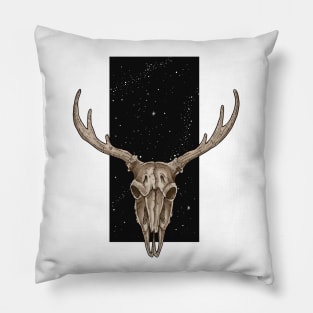 Deer skull Pillow