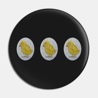 Chick sticker motif Pin