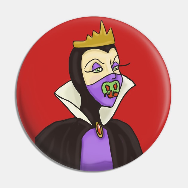 Evil Queen Pin by tesiamarieart