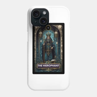 The Hierophant Mermaid Tarot Card Phone Case