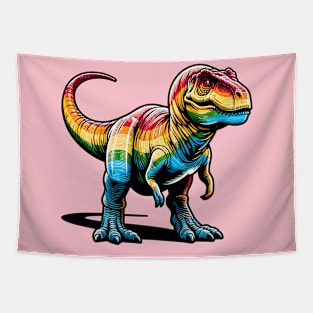 Dino rainbow Tapestry