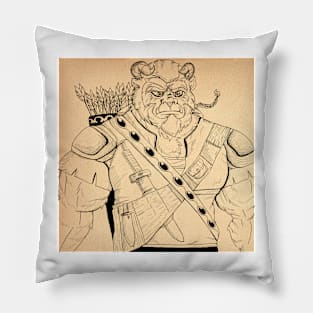 Baragh,The Hoargg Warrior Pillow