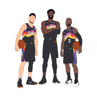 Devin Booker/Chris Paul/Deandre Ayton Phoenix Suns T-Shirt