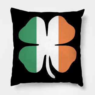 St. Patrick's Day Irish  Flag Shirt Shamrock Pillow