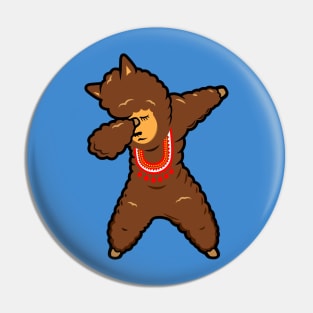 Dabbing Alpaca - The Alpaca Dab Pin