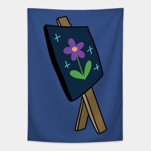 Easel with Painting Tapestry