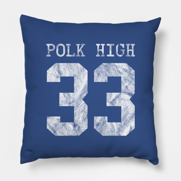 Al Bundy Polk High 33 Football Jersey Pillow by portraiteam