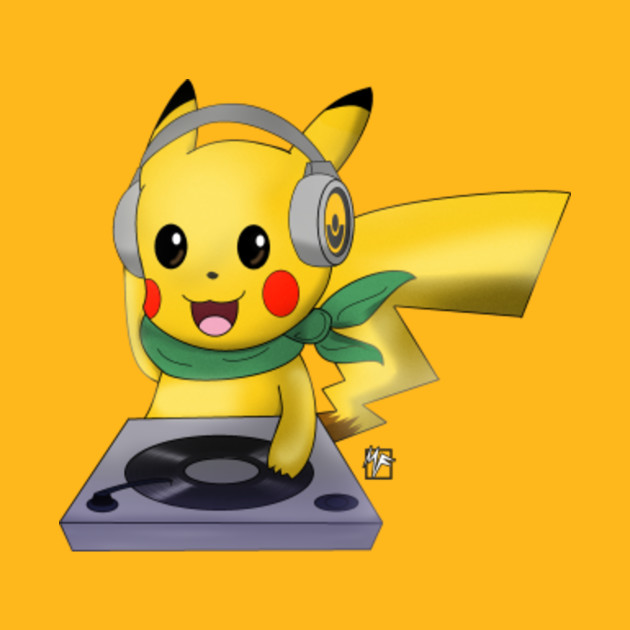 Dj Pikachupokemon Pokemon T Shirt Teepublic 