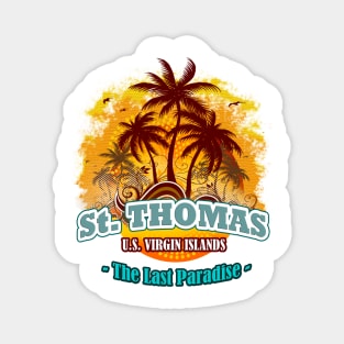 St. Thomas The Last Paradise Magnet