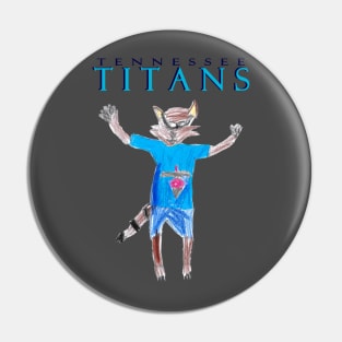 Tennessee Titans Mascot Design Pin